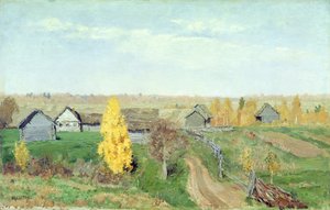 Outono dourado na aldeia, 1889